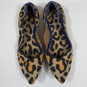 Rothy's The Point Leopard Womens 10.5